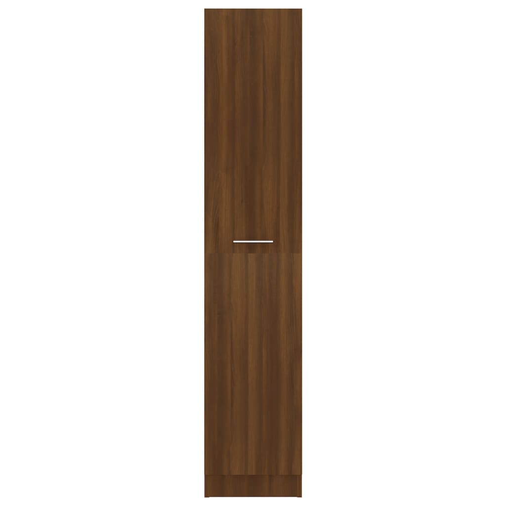 vidaXL barna tölgy színű szerelt fa patikaszekrény 30 x 42,5 x 150 cm