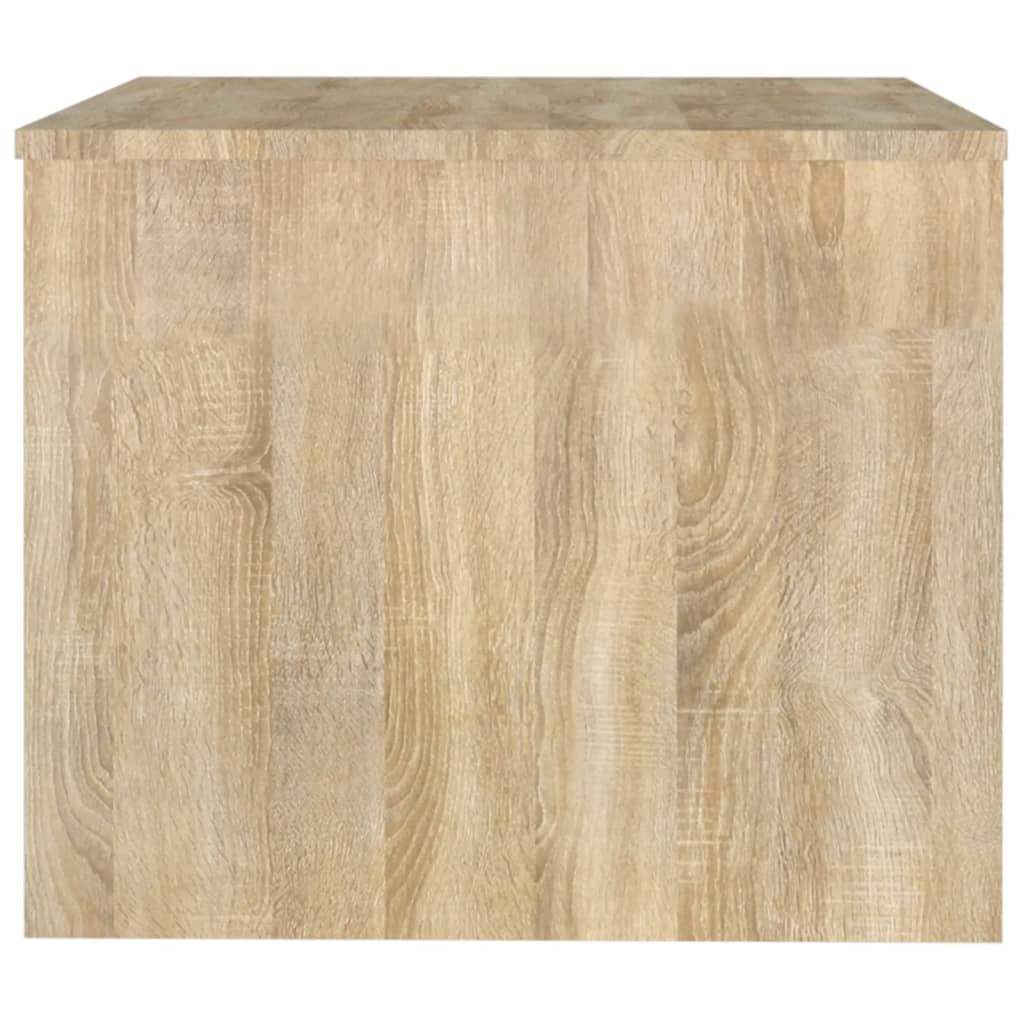 vidaXL sonoma-tölgyszínű szerelt fa dohányzóasztal 80 x 50 x 40 cm