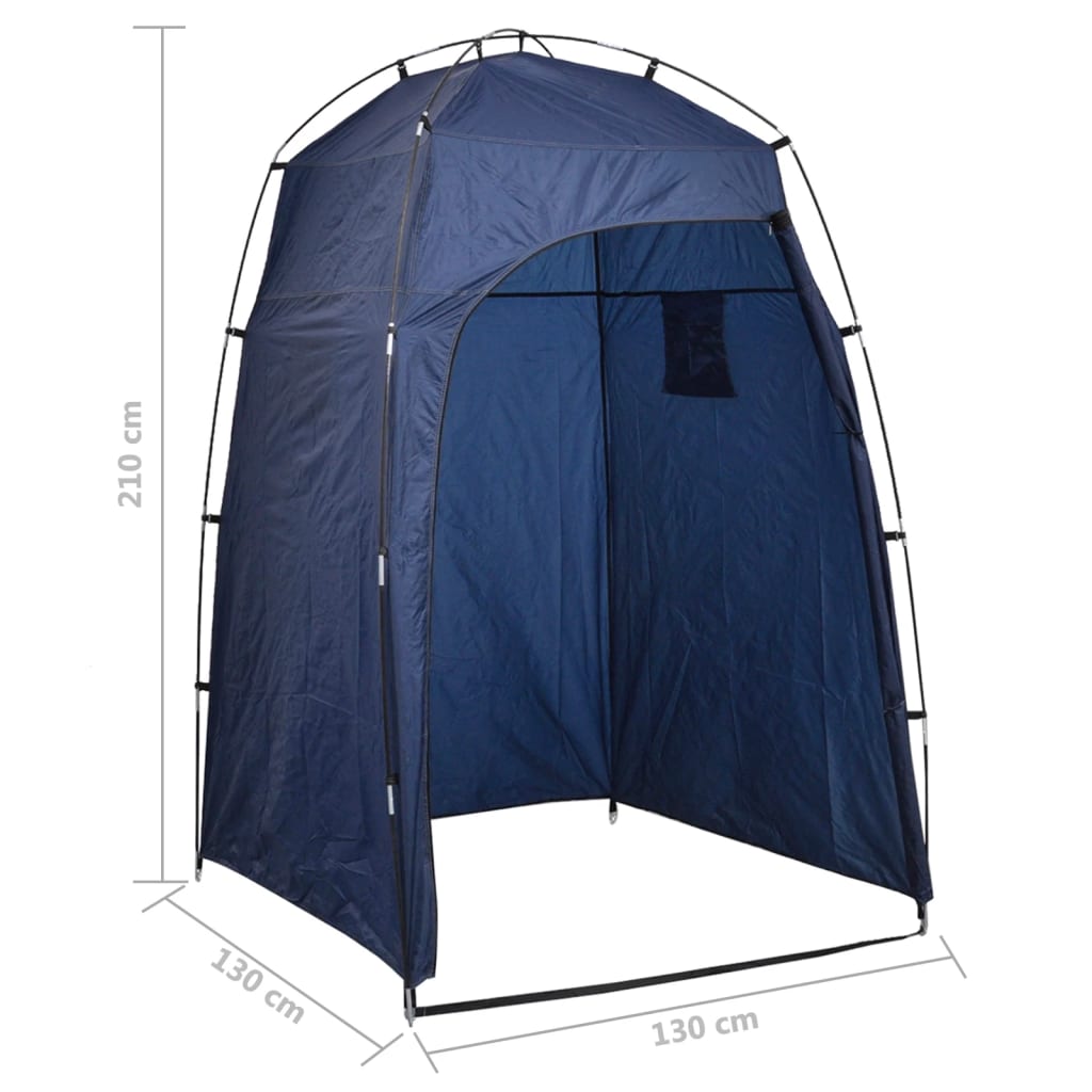 vidaXL hordozható kemping WC sátorral 10+10 L