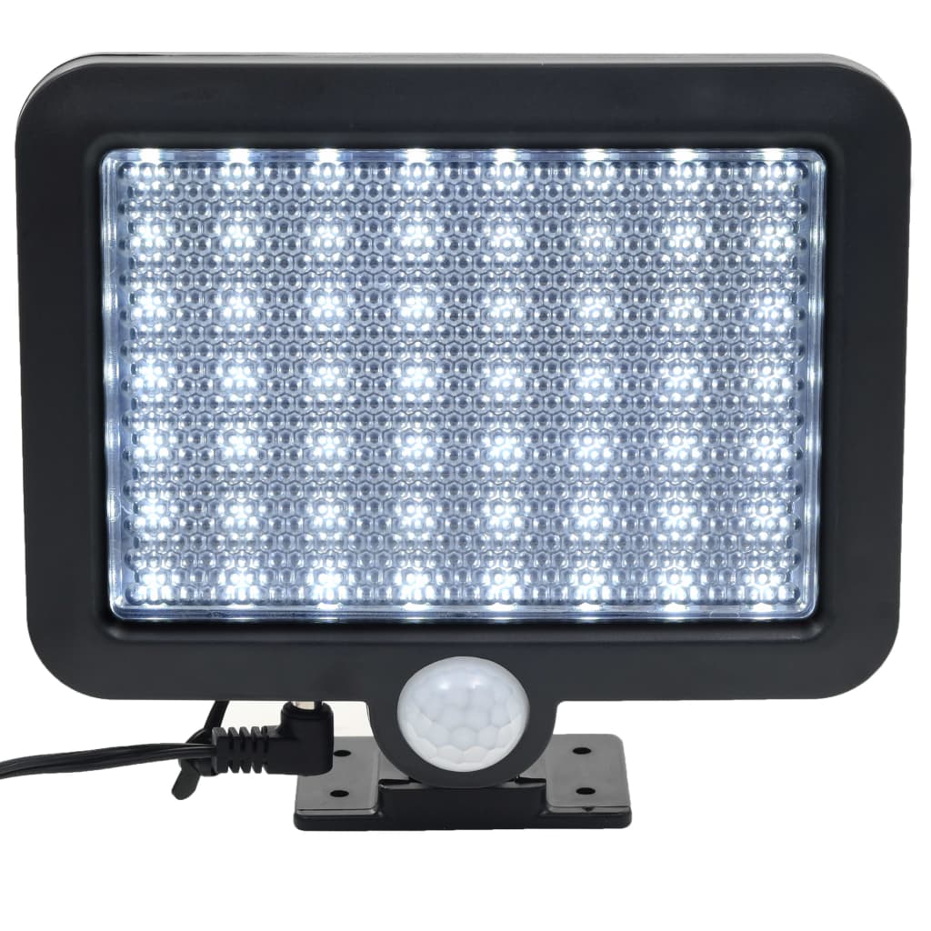 vidaXL napelemes lámpa mozgásérzékelővel fehér LED-del