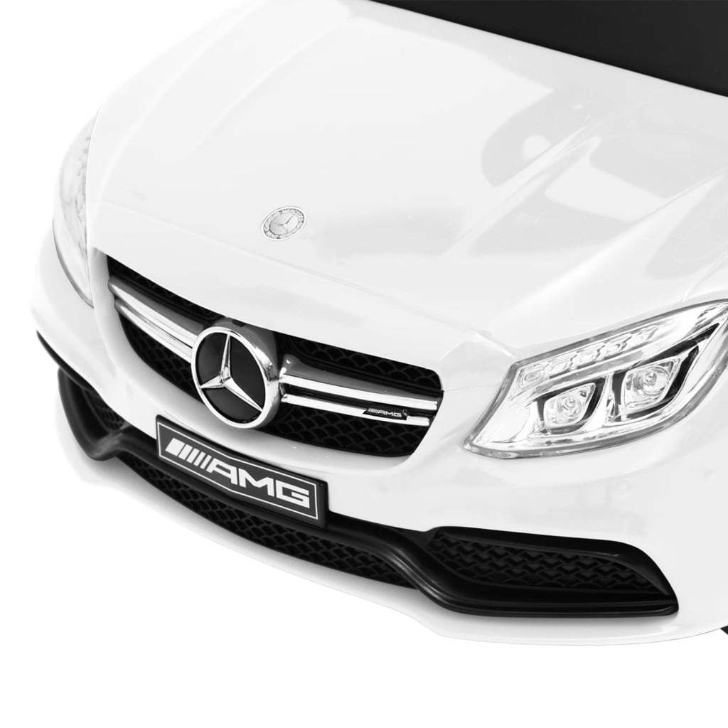 vidaXL fehér Mercedes-Benz C63 tolható autó