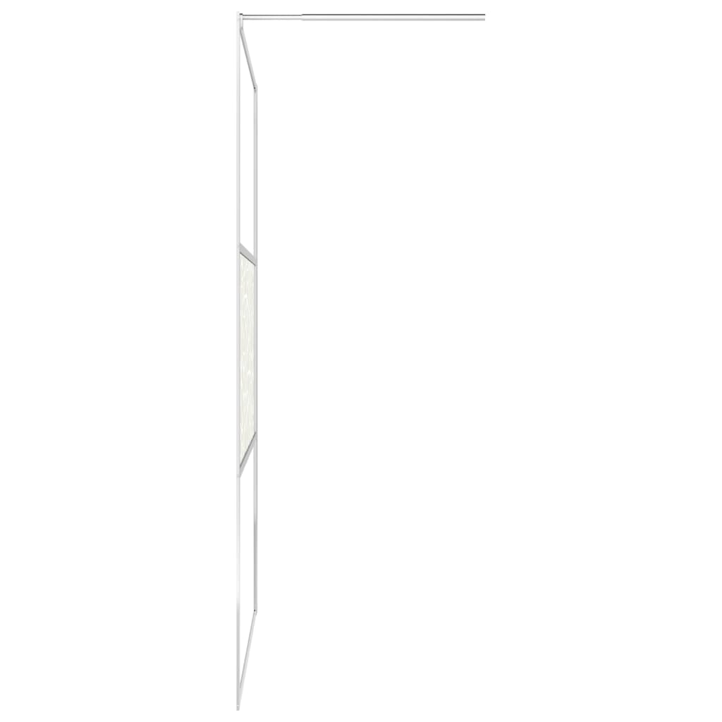 vidaXL zuhanyfal kőmintás ESG üveggel 90 x 195 cm