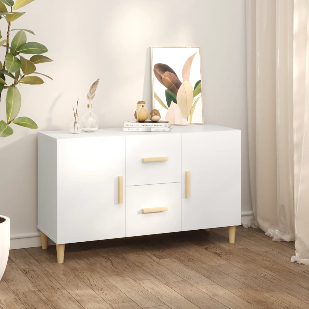 vidaXL fehér szerelt fa tálalóasztal 100 x 36 x 60 cm