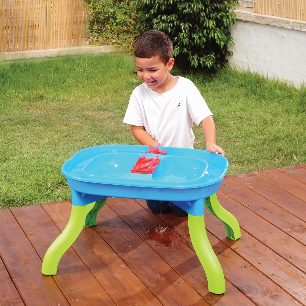 vidaXL 3 az 1-ben PP homok-víz játékasztal gyerekeknek 67,5x52x38 cm