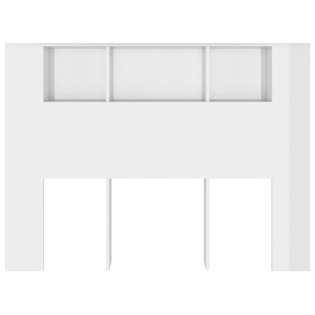 vidaXL magasfényű fehér áthidaló szekrény 140 x 18,5 x 104,5 cm