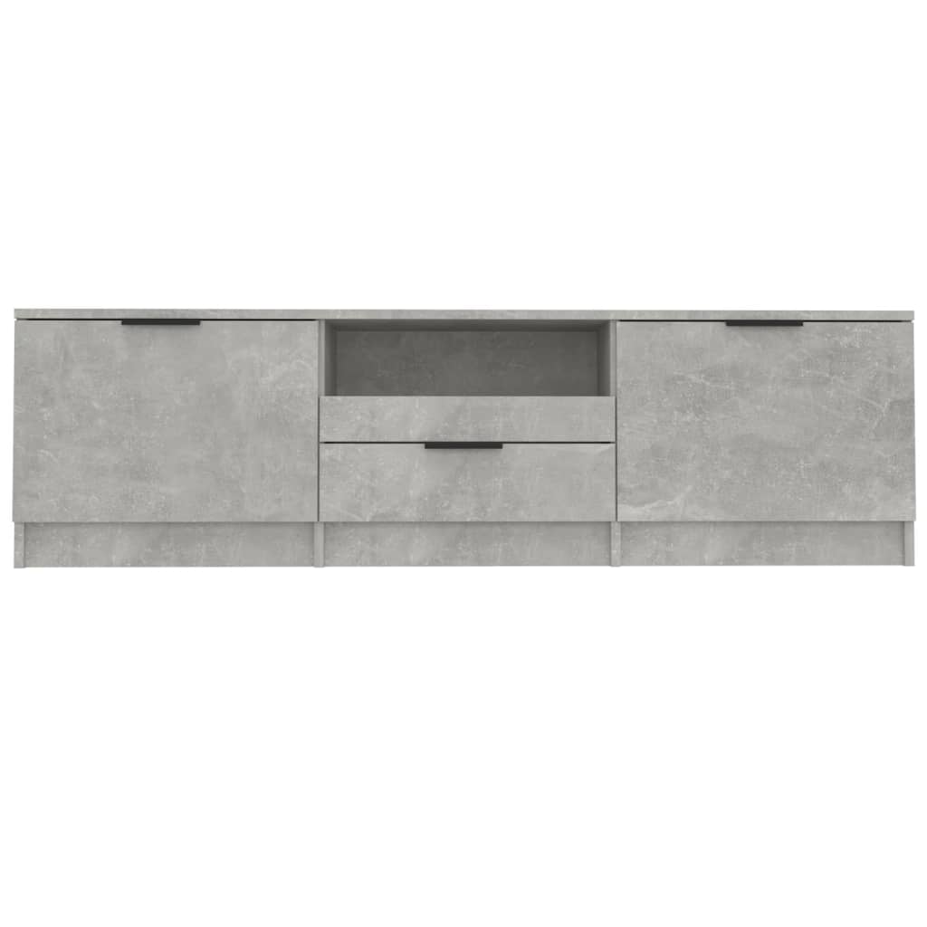 vidaXL betonszürke szerelt fa TV-szekrény 140x35x40 cm