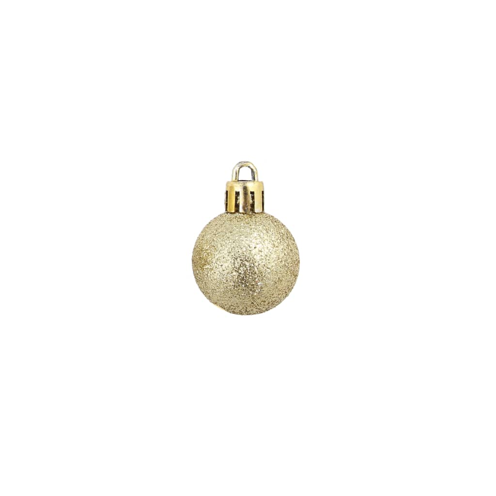 100 darab ezüstszínű/aranyszínű karácsonyi gömb