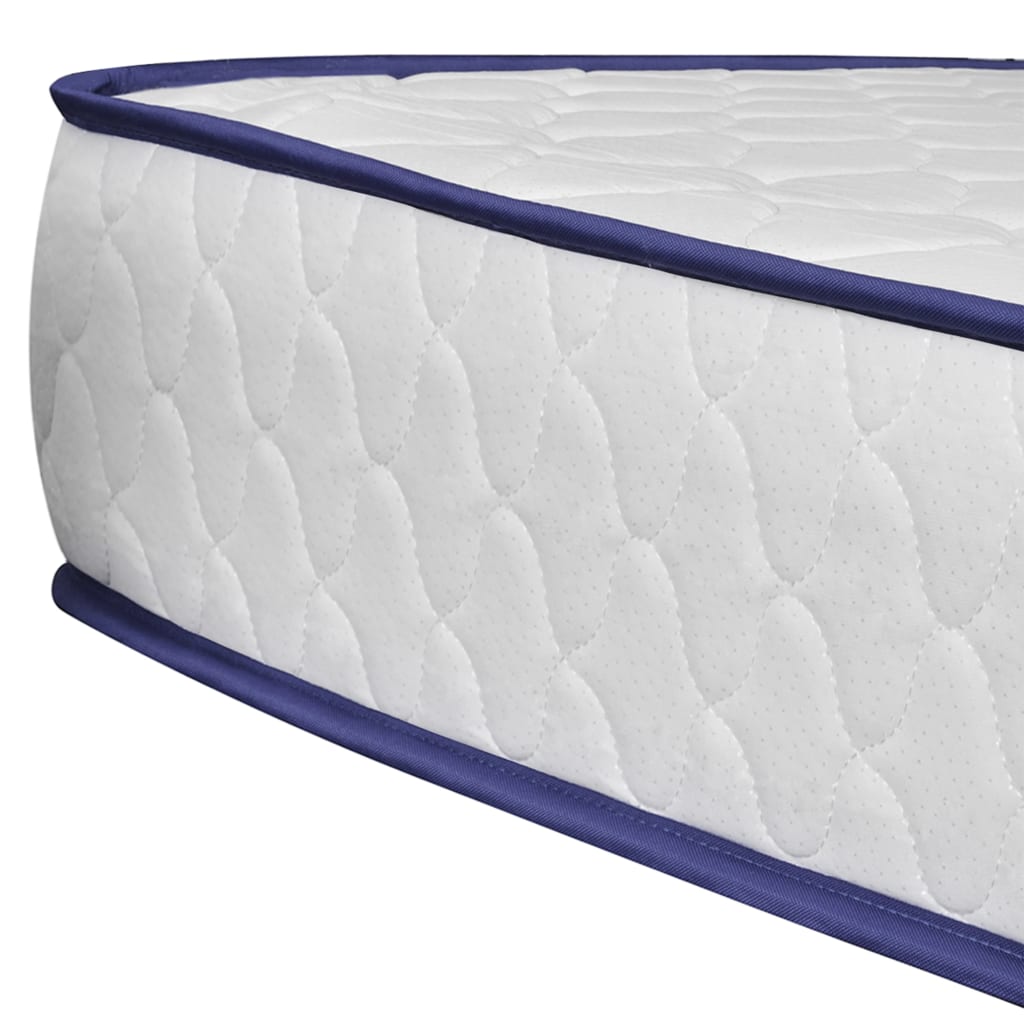 vidaXL műbőr ágy memóriahabos matraccal 90 x 200 cm