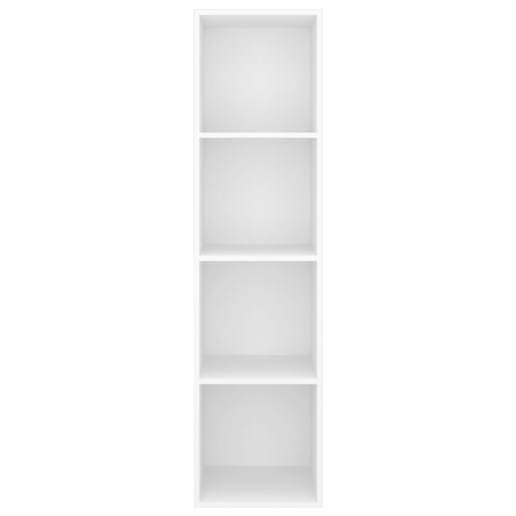 vidaXL fehér falra szerelhető forgácslap TV-szekrény 37x37x142,5 cm