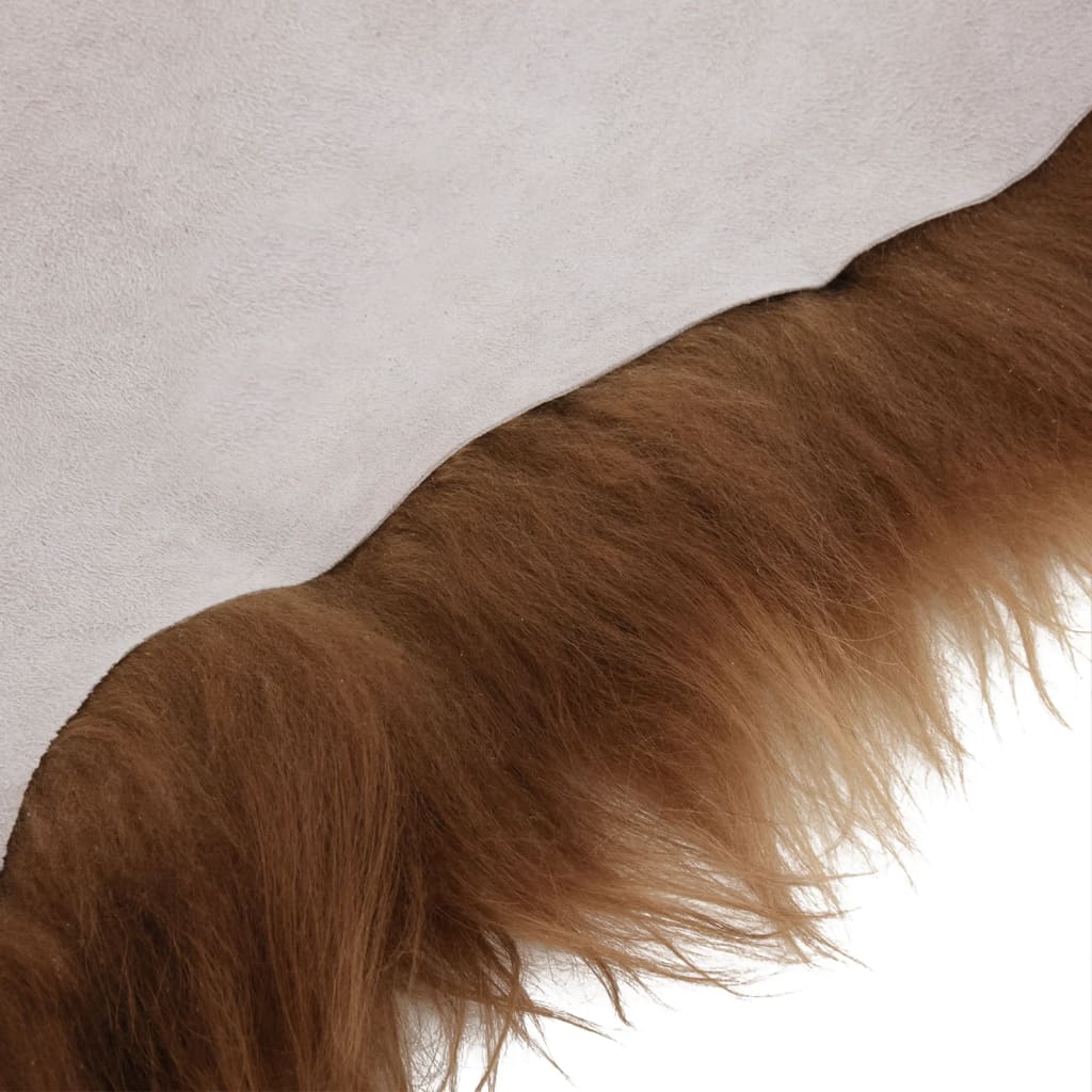 vidaXL barna izlandi báránybőr székhuzat 70 x 110 cm