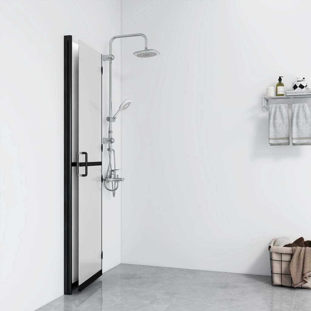 vidaXL ESG tejüveg összecsukható zuhanyfal 120 x 190 cm
