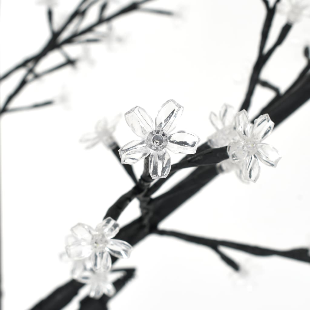 vidaXL LED-es cseresznyefa virág műfa 180 cm fehér