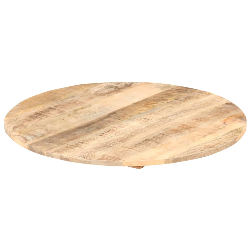 vidaXL kerek tömör mangófa asztallap 15-16 mm 80 cm
