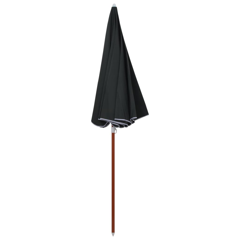 vidaXL antracitszürke napernyő acélrúddal 240 cm