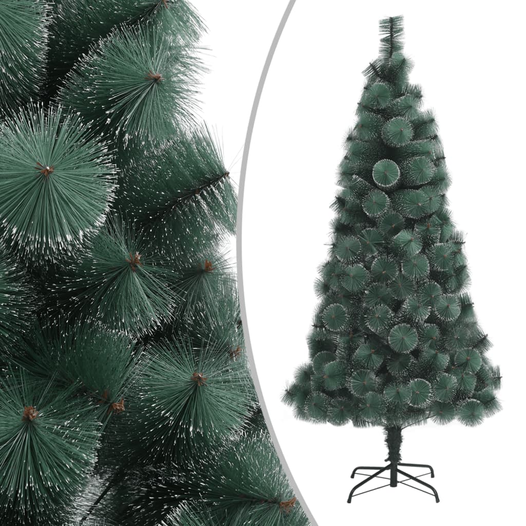 vidaXL zöld PET műkarácsonyfa állvánnyal 180 cm