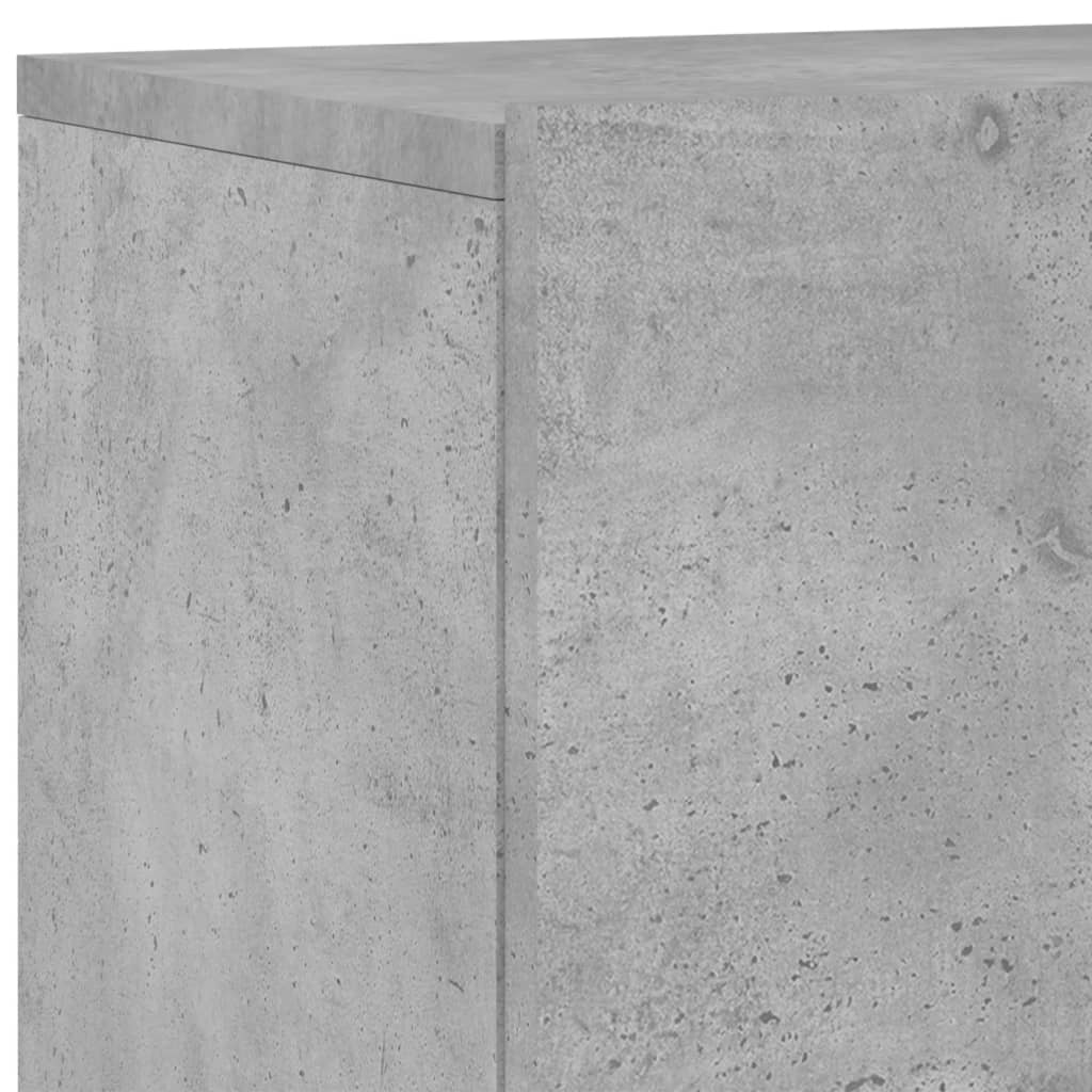 vidaXL 6 darab betonszürke szerelt fa fali TV-bútor