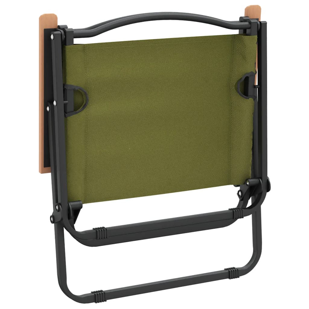 vidaXL 2 db zöld oxford szövet camping szék 54 x 43 x 59 cm