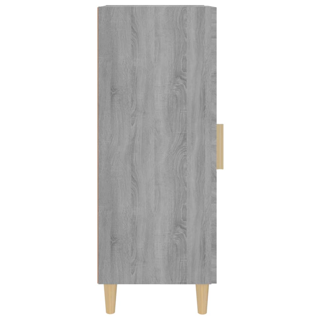 vidaXL szürke sonoma színű szerelt fa tálalószekrény 34,5 x 34 x 90 cm