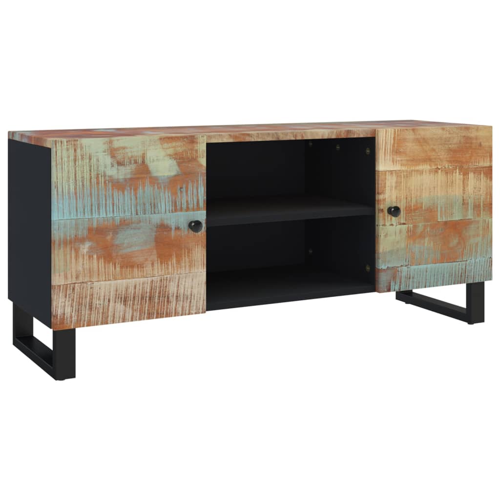 vidaXL tömör újrahasznosított fa TV-szekrény 105 x 33 x 46 cm