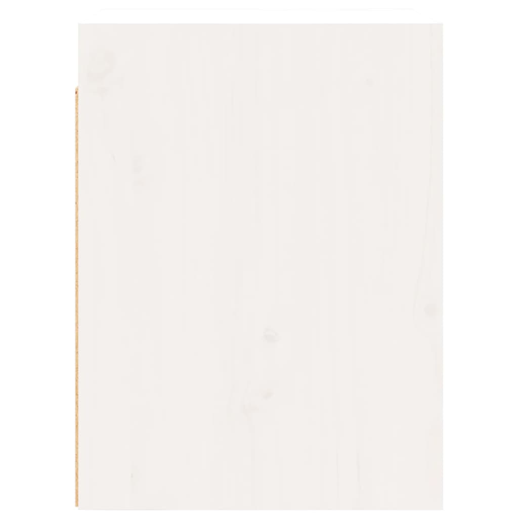 vidaXL fehér tömör fenyőfa faliszekrény 30 x 30 x 40 cm