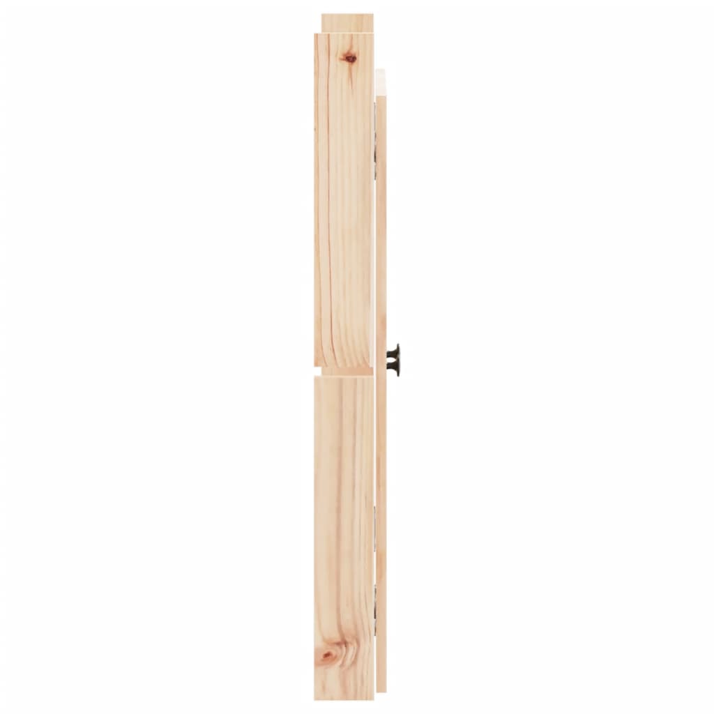 vidaXL 2 db tömör fenyőfa kültéri konyhaszekrény ajtó 50x9x82 cm