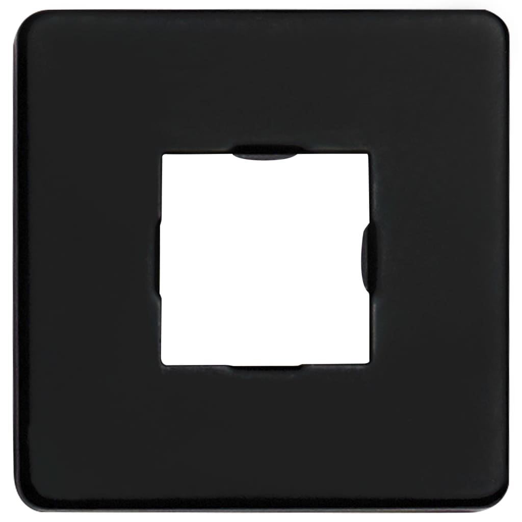 vidaXL fekete négyszögletes rozsdamentes acél zuhanytartókar 40 cm