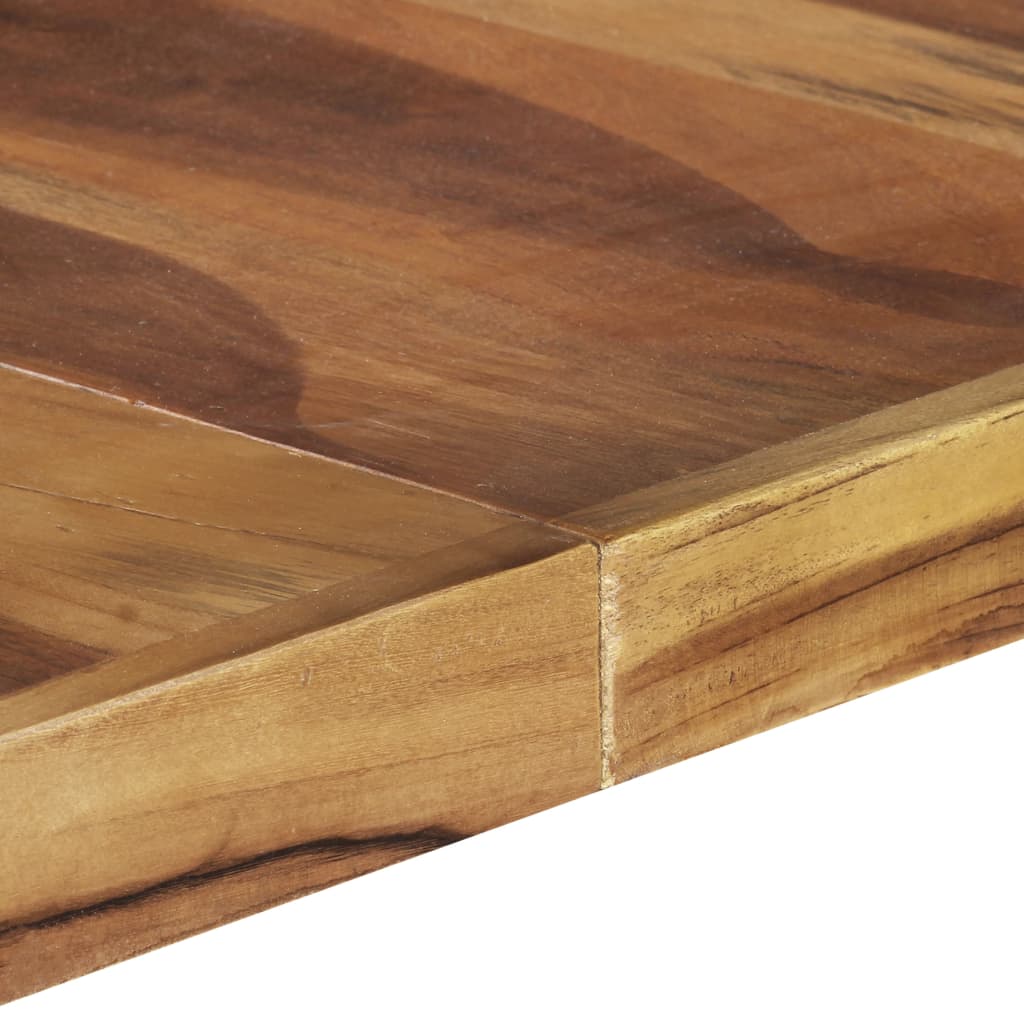 vidaXL paliszander felületű tömör fa étkezőasztal 140 x 140 x 75 cm