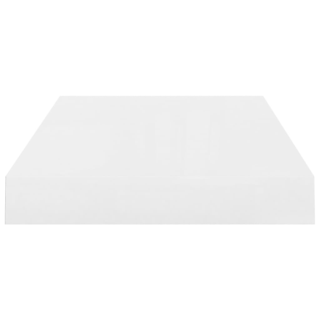 vidaXL magasfényű fehér MDF lebegő fali polc 40 x 23 x 3,8 cm