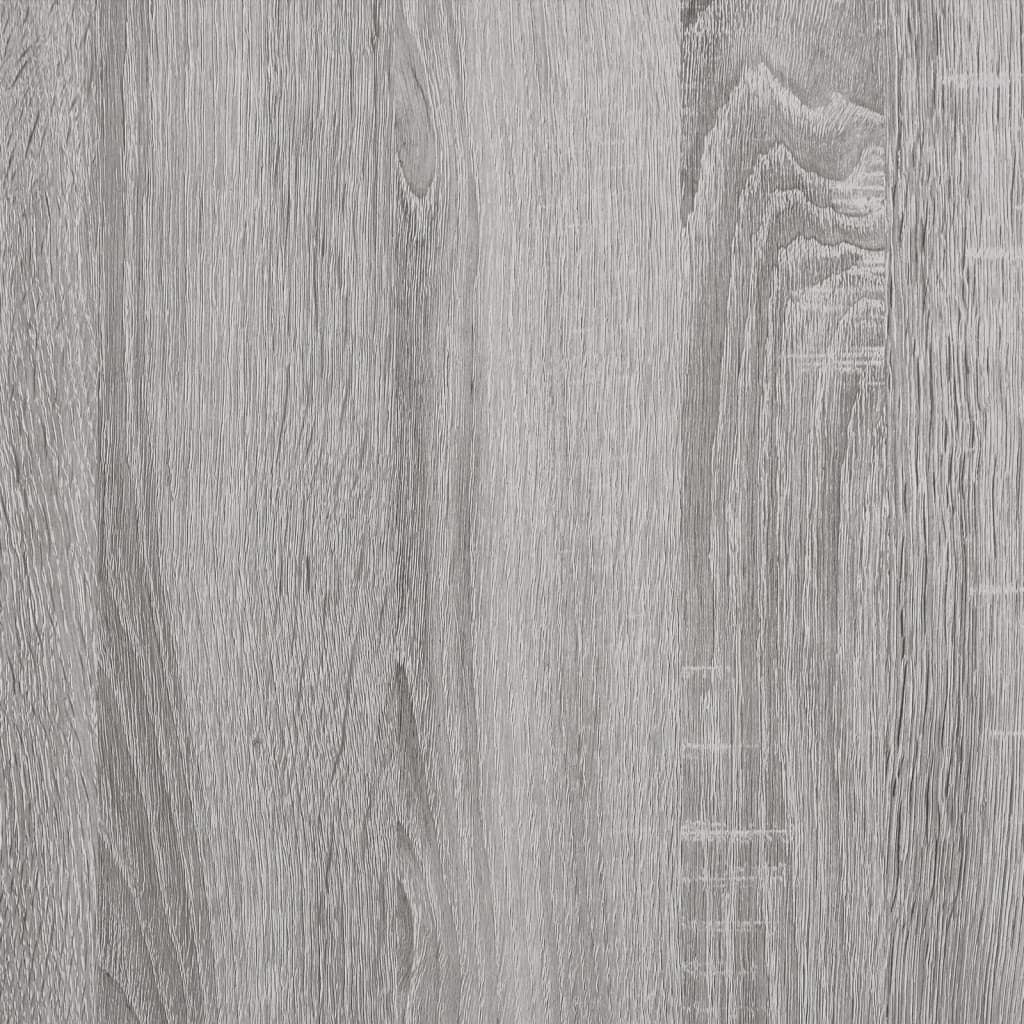 vidaXL szürke sonoma színű szerelt fa hanglemezszekrény 84,5x38x48 cm