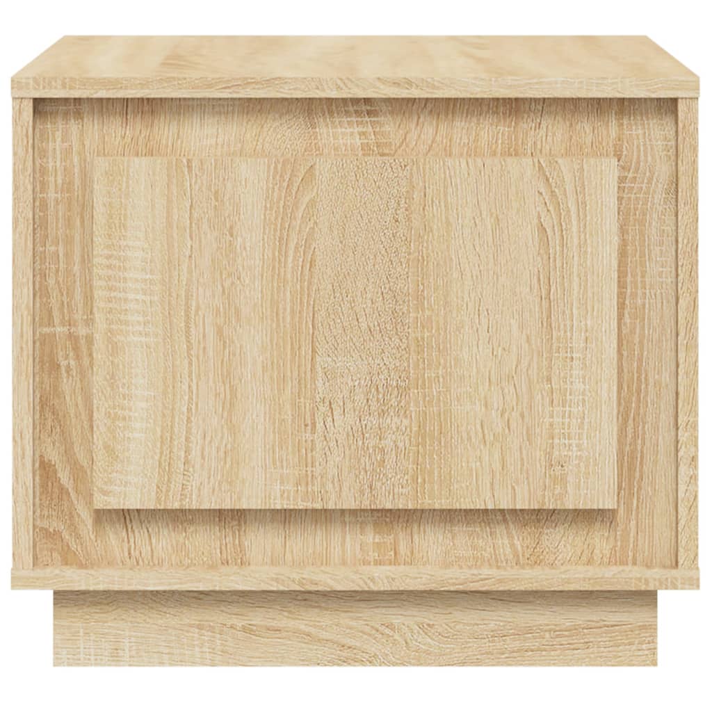 vidaXL sonoma-tölgyszínű szerelt fa dohányzóasztal 51 x 50 x 44 cm