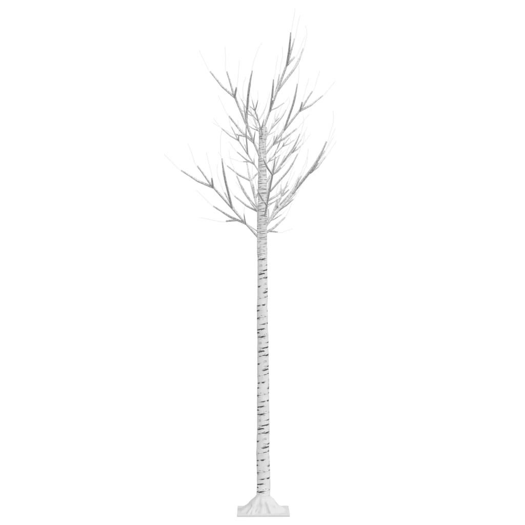 vidaXL 180 LED-es beltéri/kültéri hideg fehér fűz karácsonyfa 1,8 m