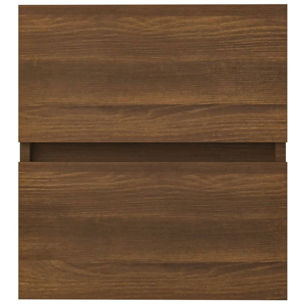 vidaXL barna tölgy színű szerelt fa mosdószekrény 41x38,5x45 cm