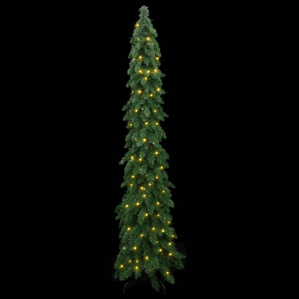 vidaXL megvilágított műkarácsonyfa 100 LED-del 180 cm