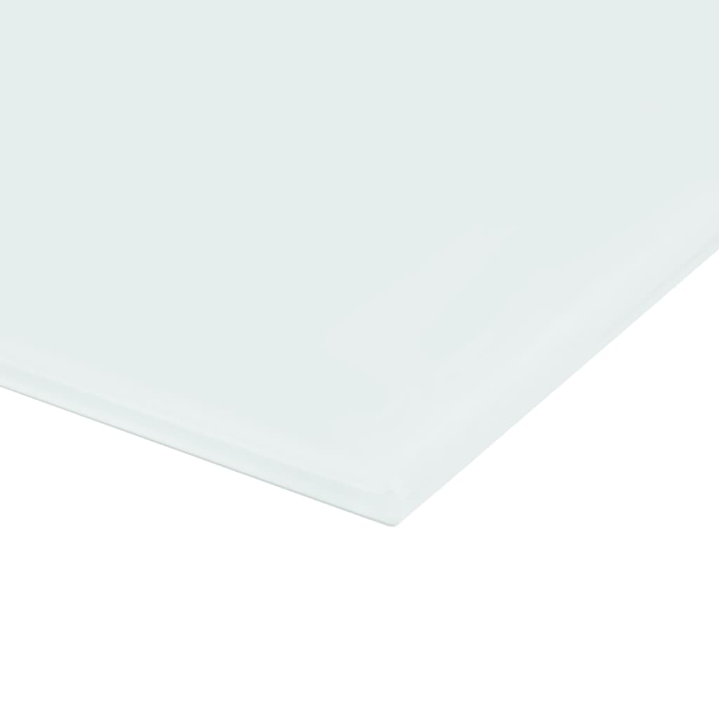 vidaXL fehér, falra szerelhető mágneses üvegtábla 60 x 20 cm