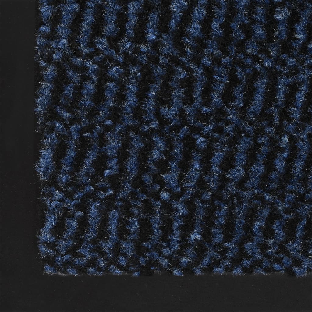 vidaXL kék tűzött lábtörlő 60 x 150 cm