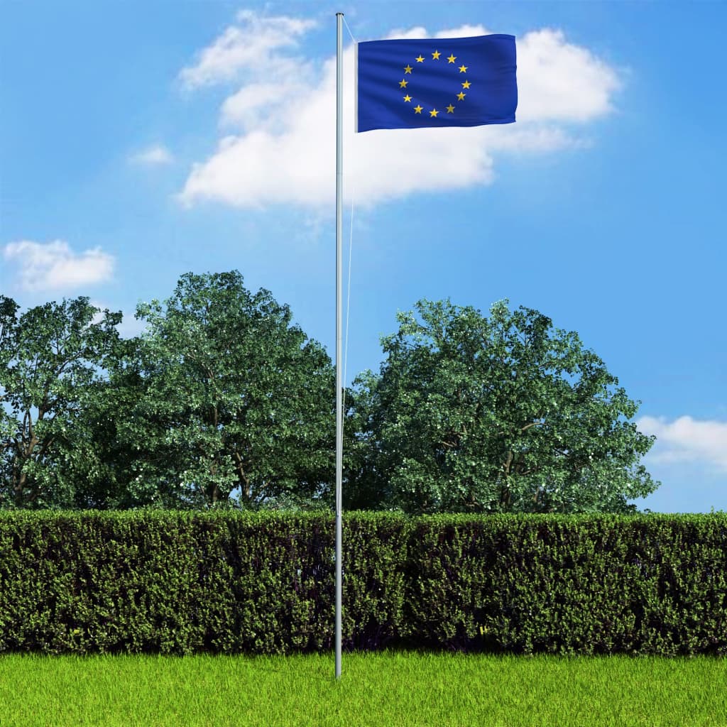 vidaXL európai uniós zászló alumíniumrúddal 4 m