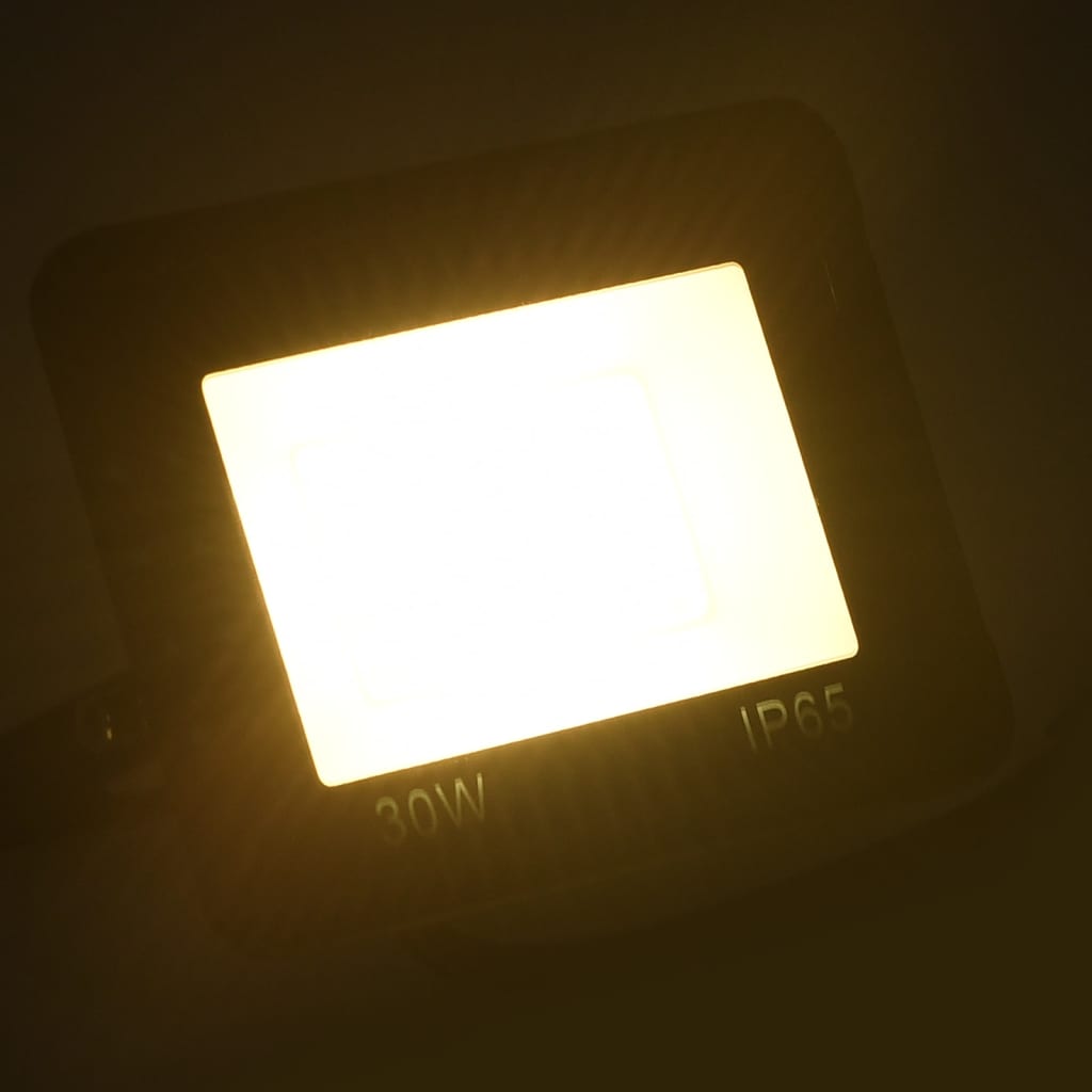 vidaXL 2 db meleg fehér fényű LED-es reflektor 30 W