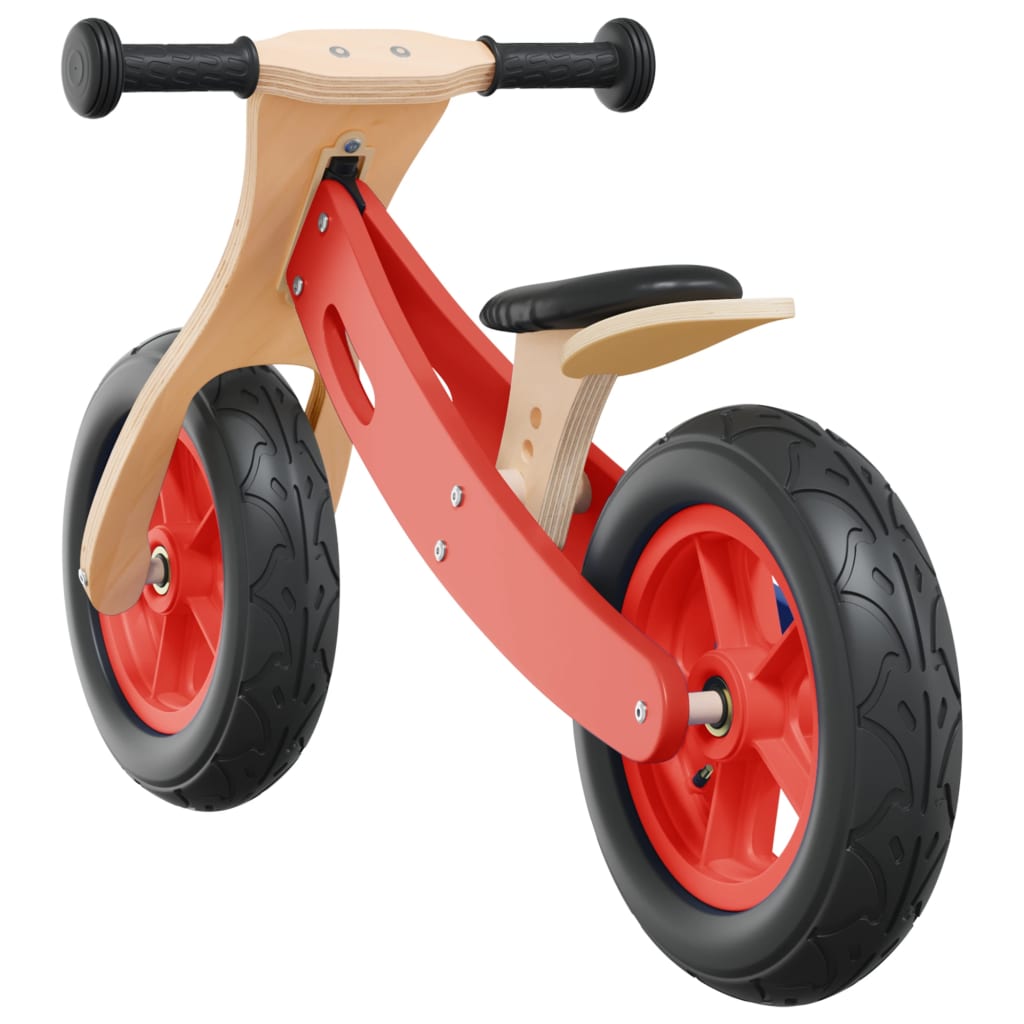 vidaXL piros egyensúlyozó-kerékpár gyerekeknek felfújható kerekekkel