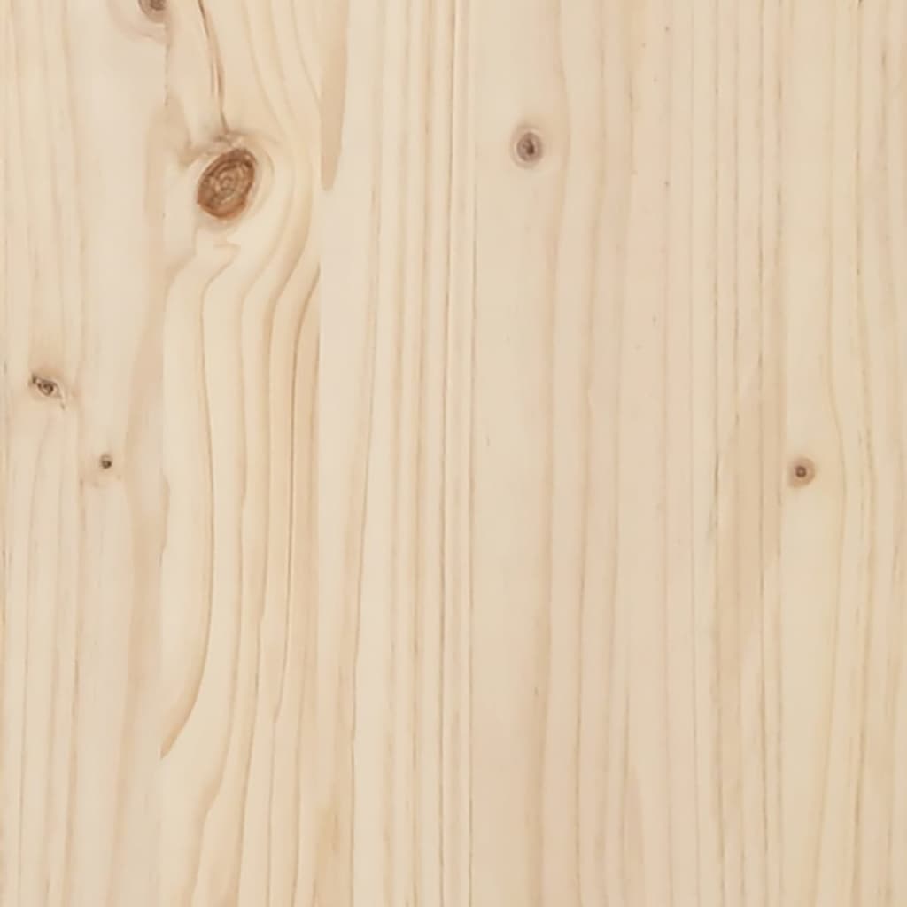 vidaXL tömör fenyőfa komposztáló 63,5 x 63,5 x 77,5 cm