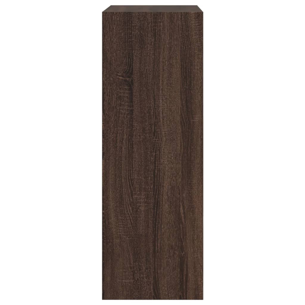 vidaXL barna tölgyszínű szerelt fa cipőszekrény 60 x 34 x 96,5 cm