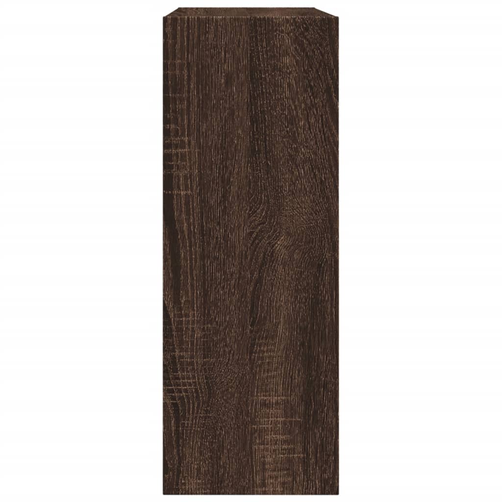 vidaXL barna tölgyszínű szerelt fa cipőszekrény 60 x 21 x 57 cm