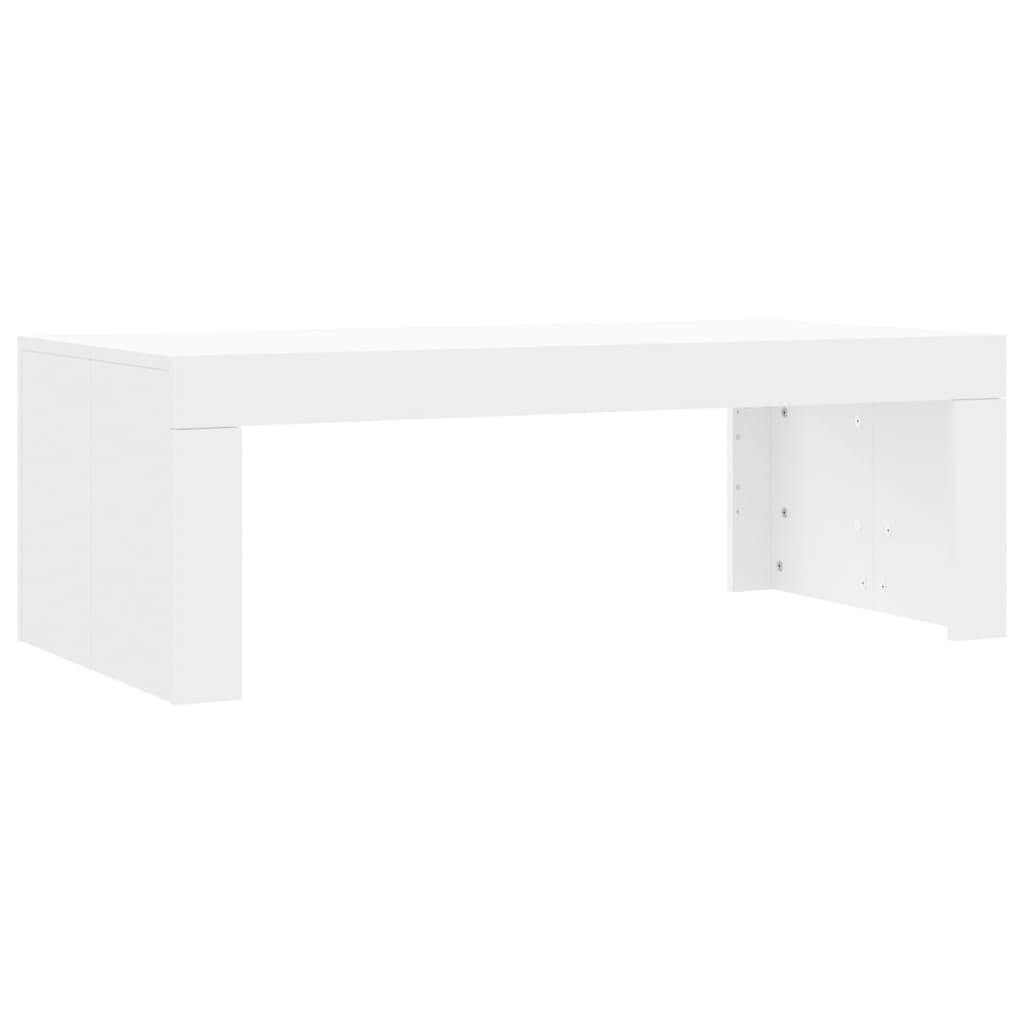 vidaXL fehér szerelt fa dohányzóasztal 102x50x36 cm
