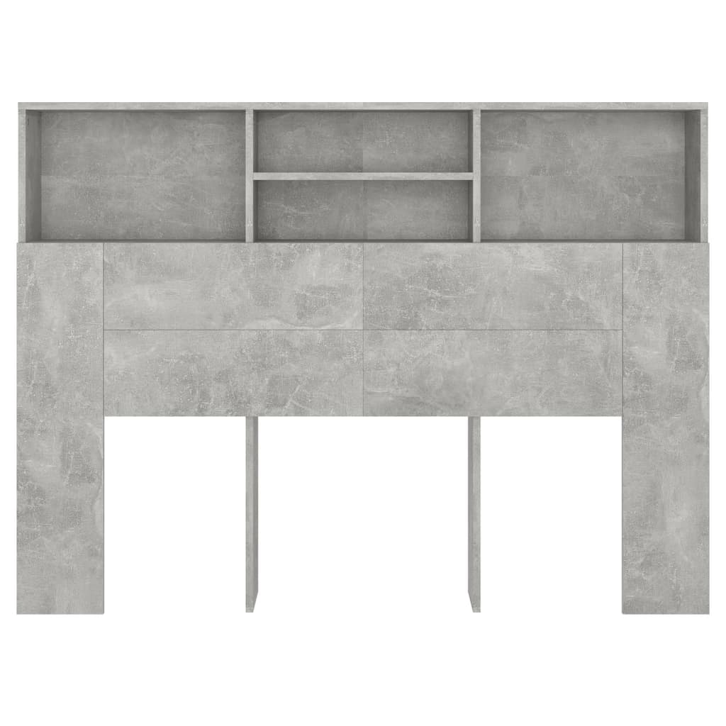vidaXL betonszürke áthidaló szekrény 140 x 19 x 103,5 cm