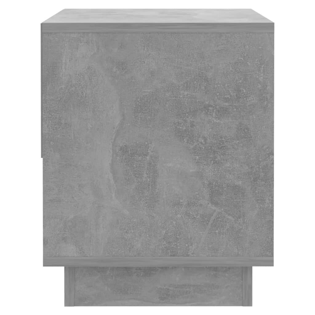 vidaXL betonszürke forgácslap éjjeliszekrény 45 x 34 x 44 cm