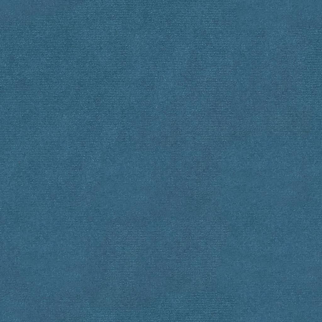 vidaXL kék bársony étkezőszék 54 x 56 x 96,5 cm