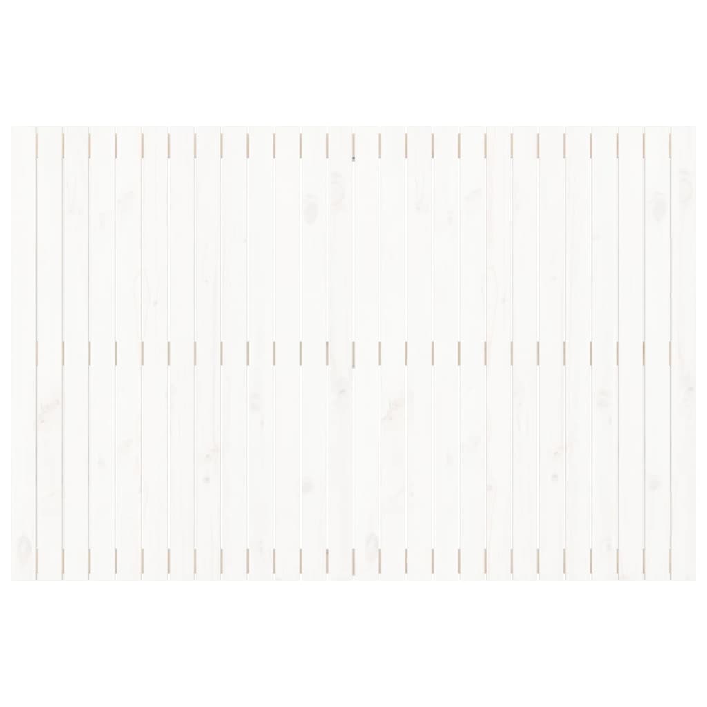 vidaXL fehér tömör fenyőfa fali fejtámla 166 x 3 x 110 cm