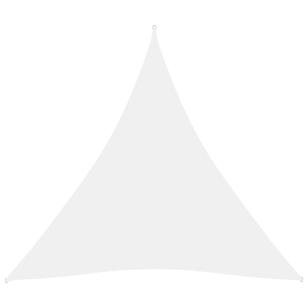 vidaXL fehér háromszögű oxford-szövet napvitorla 4 x 4 x 4 m