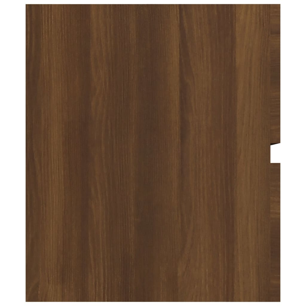 vidaXL barna tölgy színű szerelt fa mosdószekrény 90 x 38,5 x 45 cm