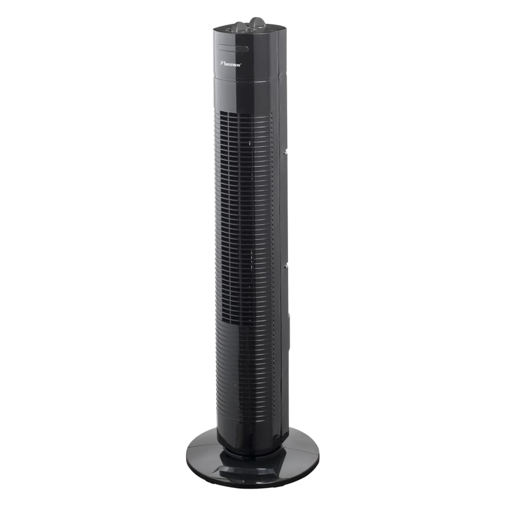 Bestron AFT760Z fekete időzítős toronyventilátor 75 cm 50 W