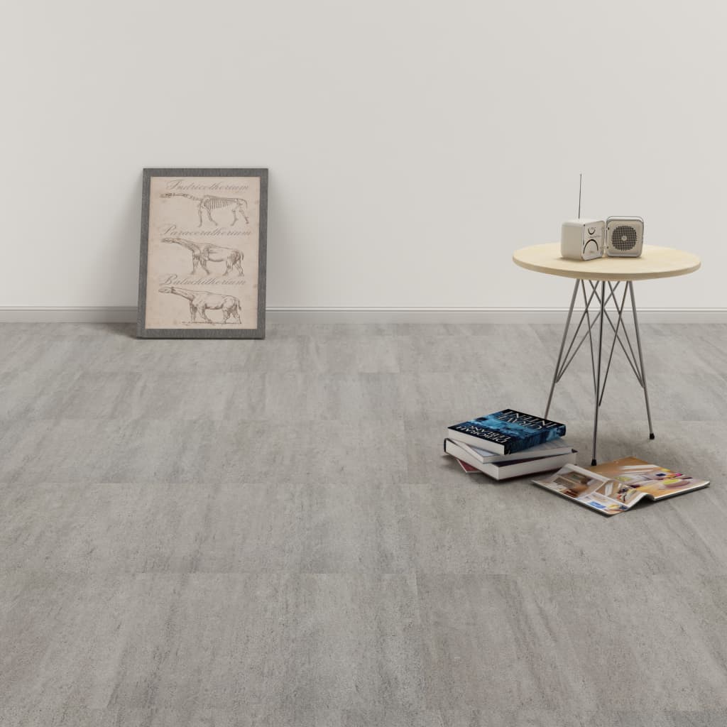 vidaXL szürke pontozott öntapadó PVC padló burkolólap 5,11 m²
